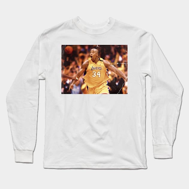 Shaq Attacking Long Sleeve T-Shirt by M.I.M.P.